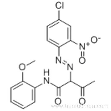 Butanamide,2-[2-(4-chloro-2-nitrophenyl)diazenyl]-N-(2-methoxyphenyl)-3-oxo CAS 13515-40-7